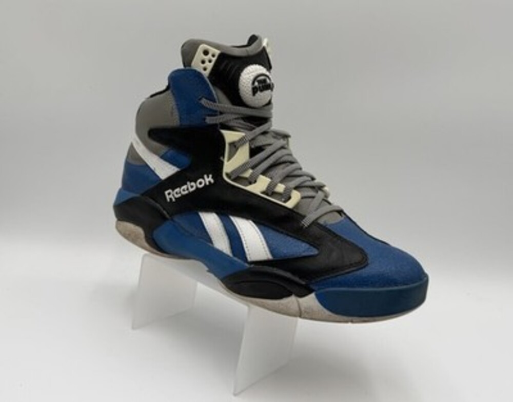 VTG REEBOK BASKETBALL TRAINERS BOOTS SHAQ O'NEAL PUMP ORLANDO MAGIC LAKERS  SZ 9